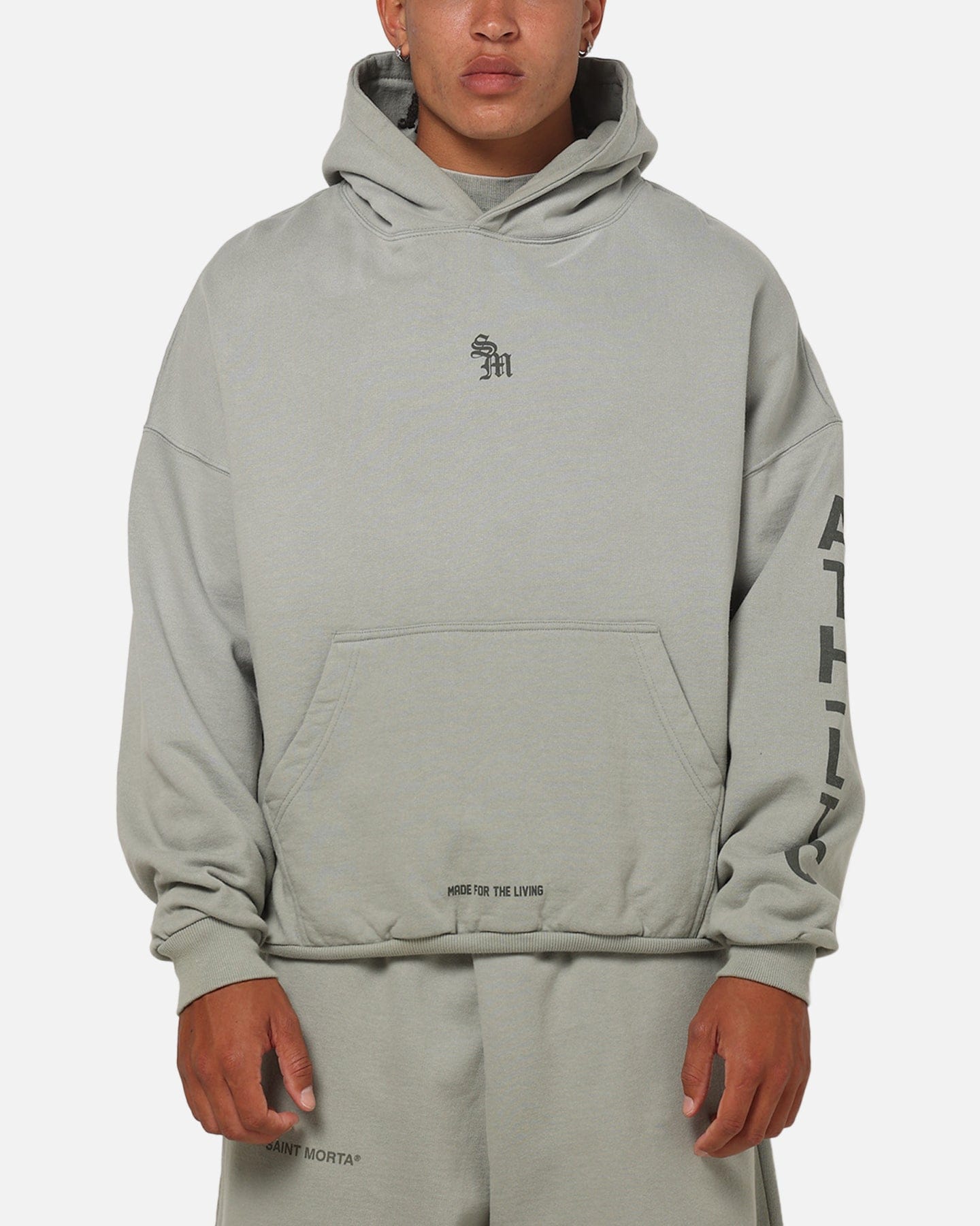 Saint Morta Athltc R3 Boxy Hoodie Pigment Washed
