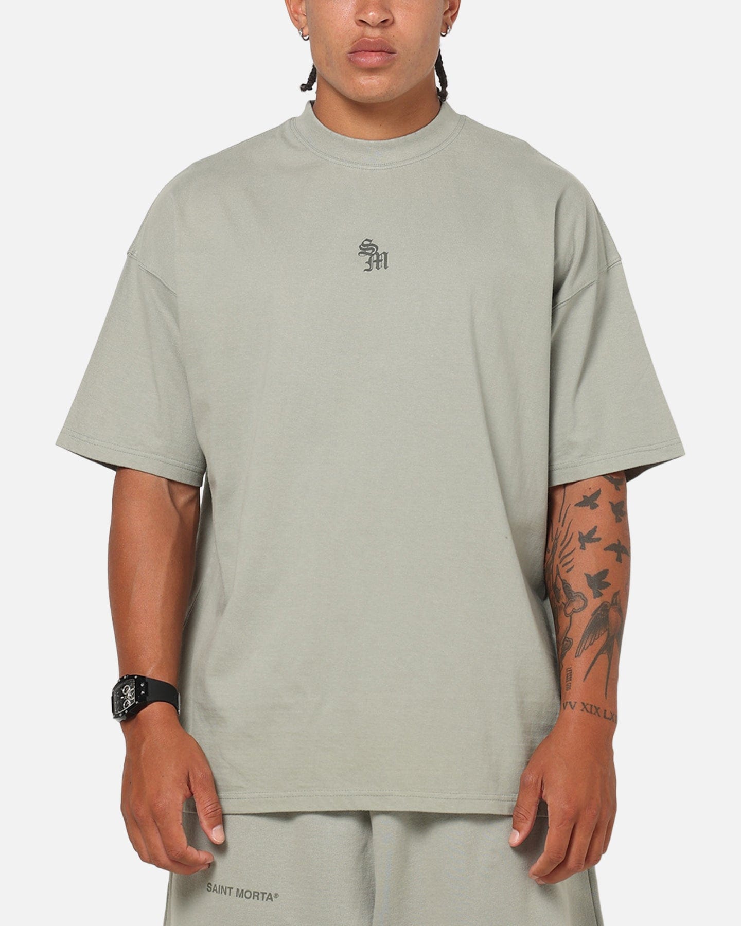 Saint Morta Athltc R3 Boxy T-Shirt Pigment Washed