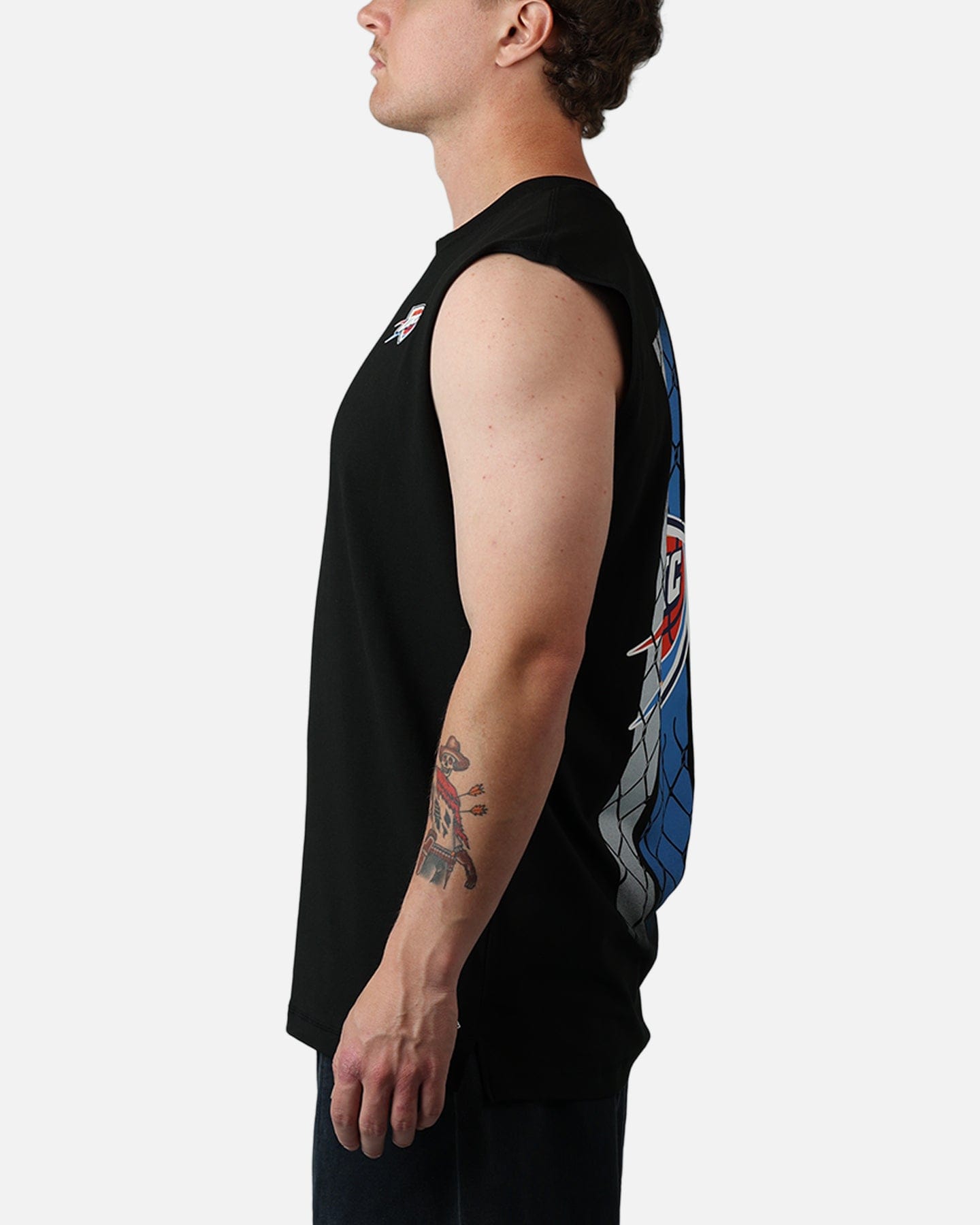 New Era Oklahoma City Thunder Muscle T-Shirt Black