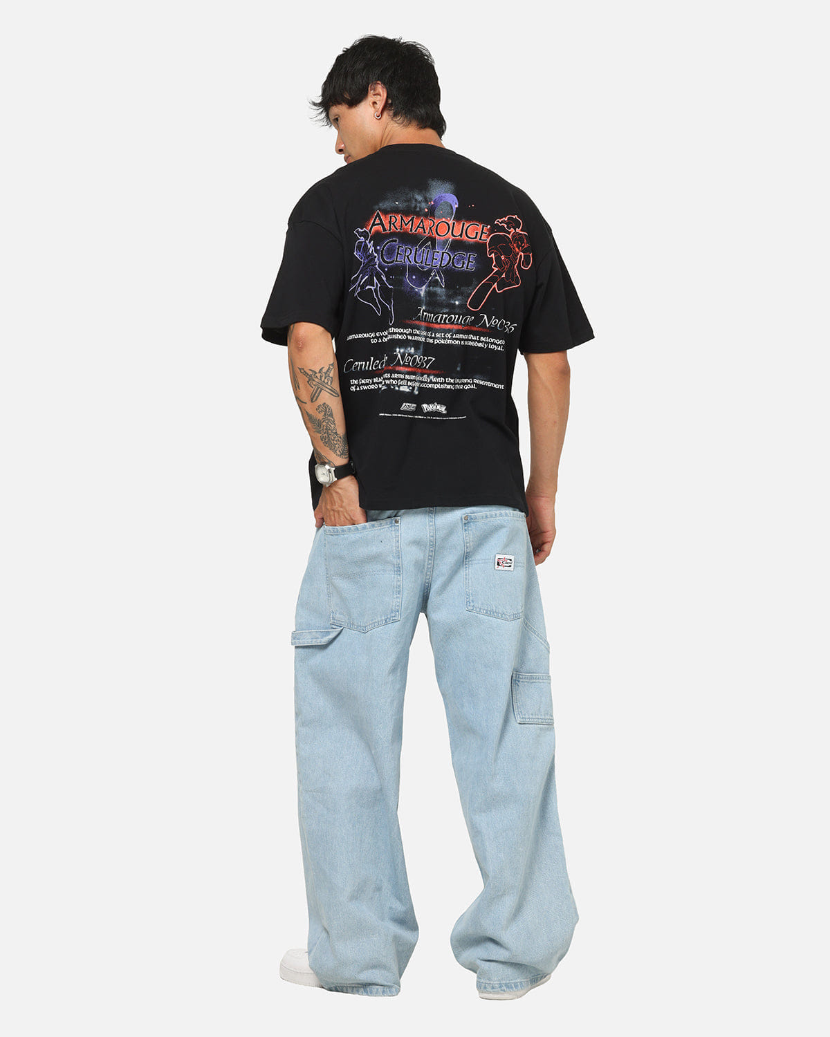 73Studio The Pokémon Collection By 73Studio Armarouge And Ceruledge T-Shirt Black