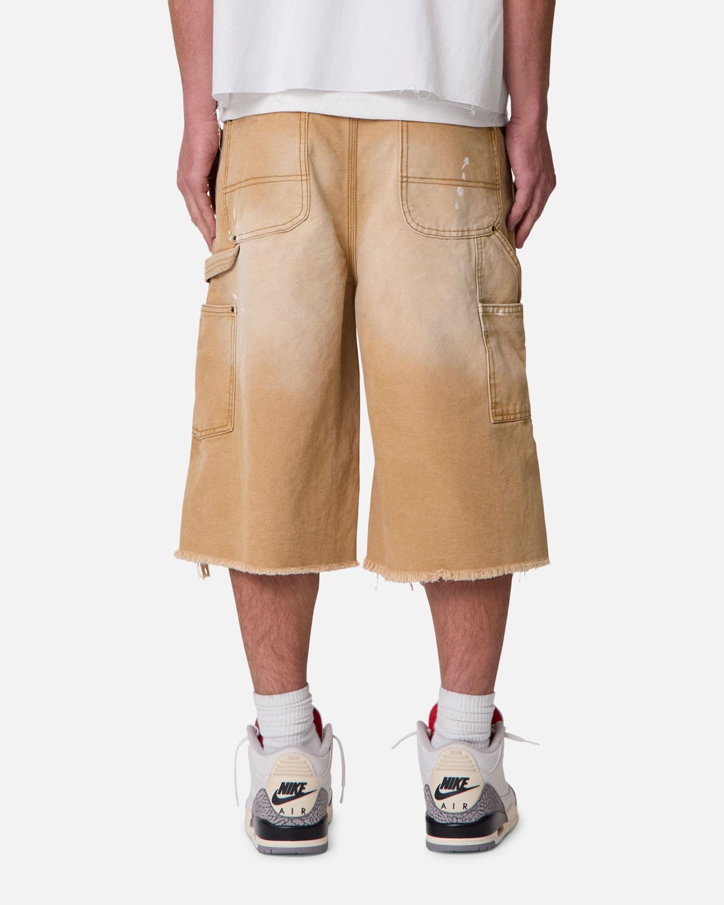 MNML Ultra Baggy Work Shorts Tan