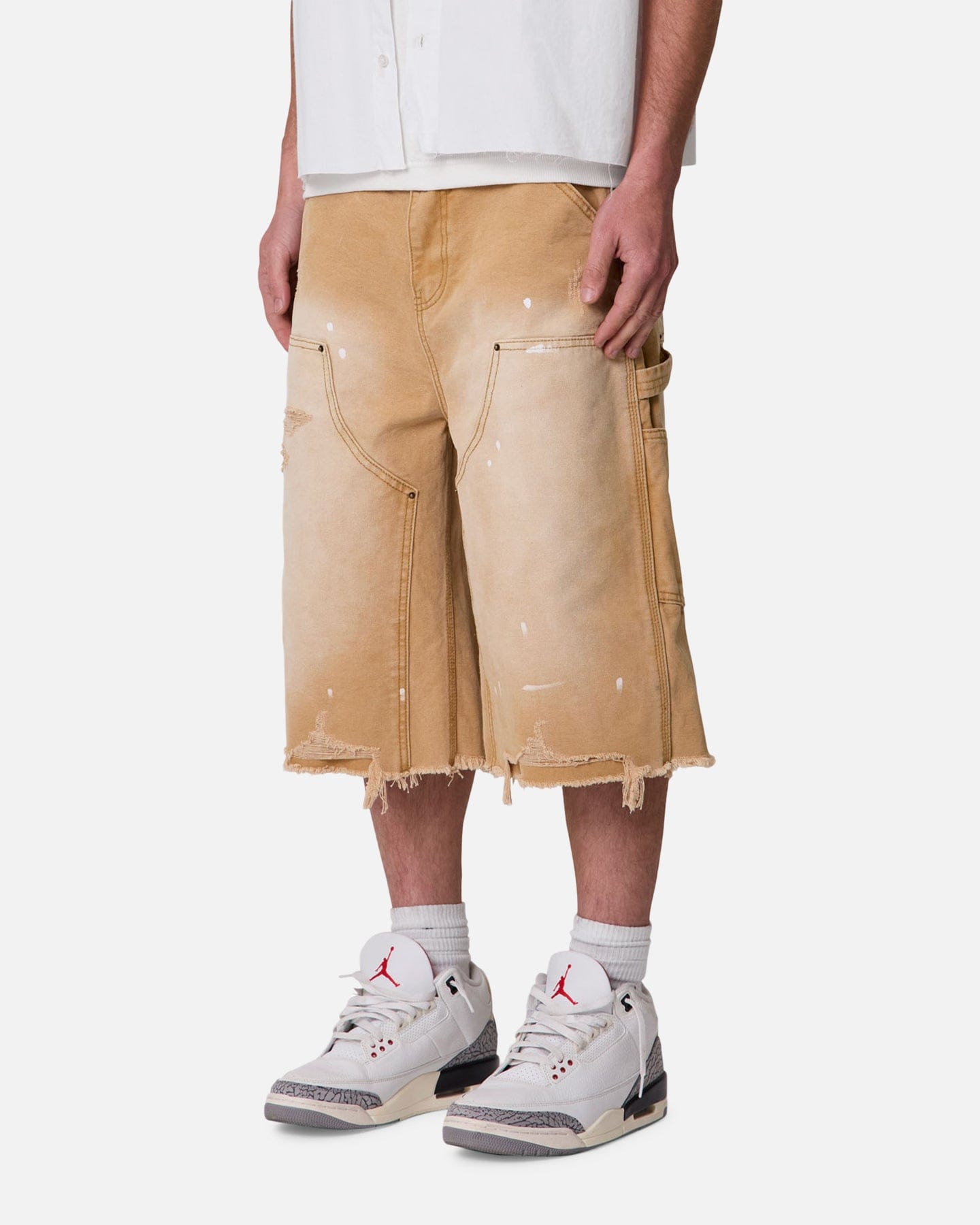 MNML Ultra Baggy Work Shorts Tan