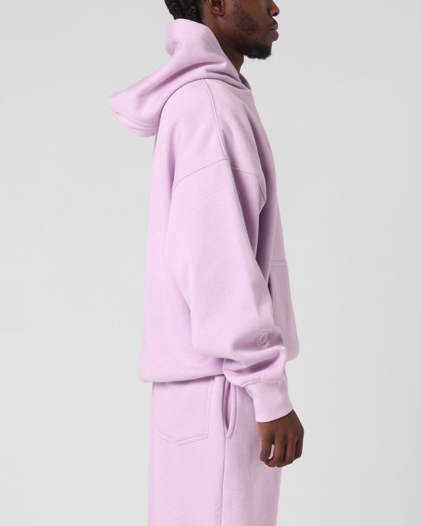 Loiter Hybrid Hoodie Lilac