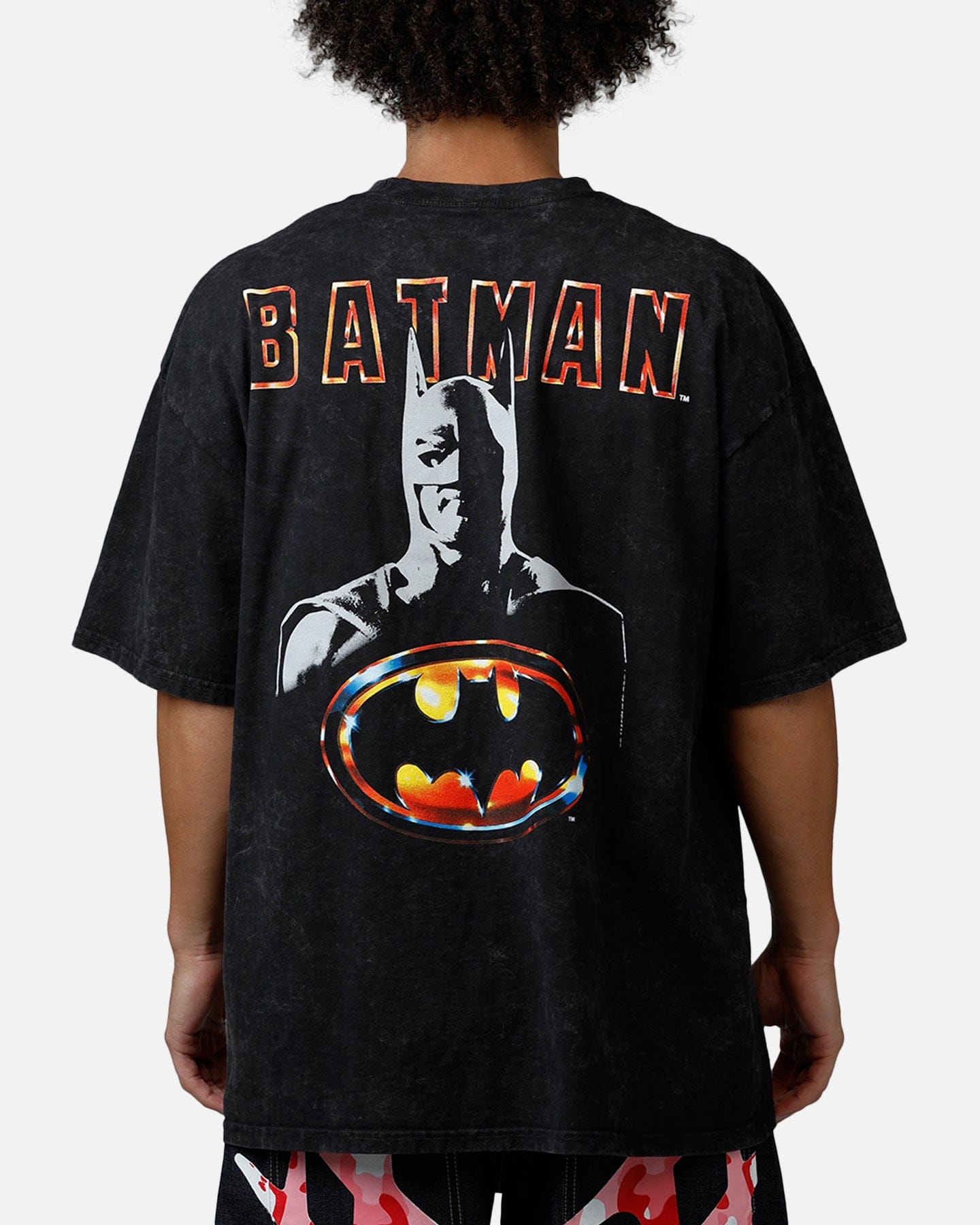 73Studio X DC Batman 1989 T-Shirt Black Acidwash