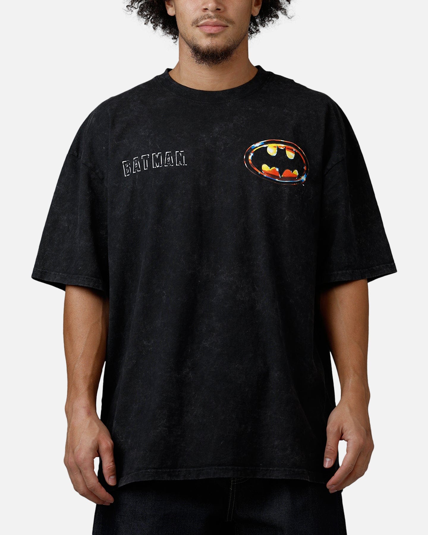 73Studio X DC Batman 1989 T-Shirt Black Acidwash