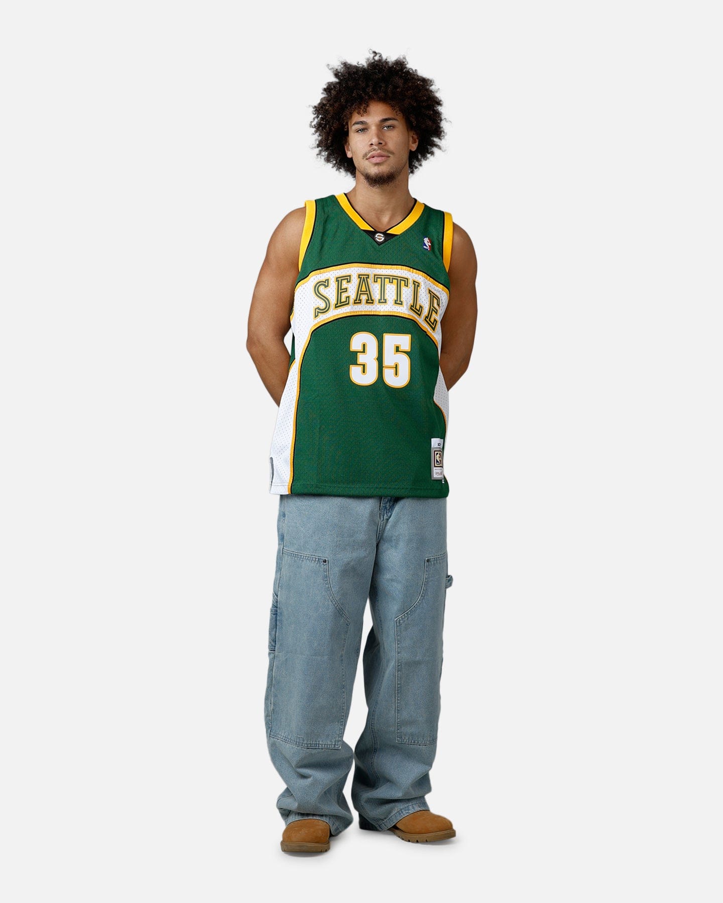 Mitchell & Ness Seattle SuperSonics Kevin Durant 2007 Road Swingman Jersey Green