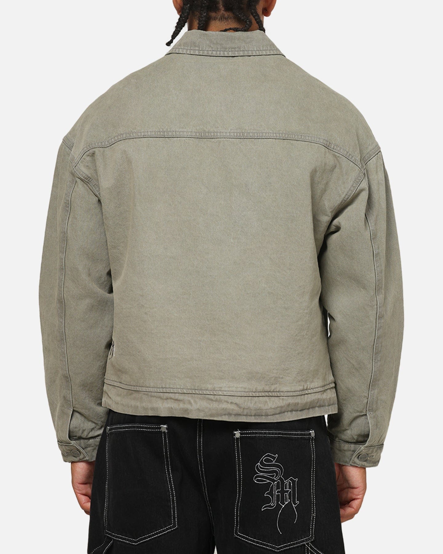 Saint Morta Halo Zip Jacket Washed Grey