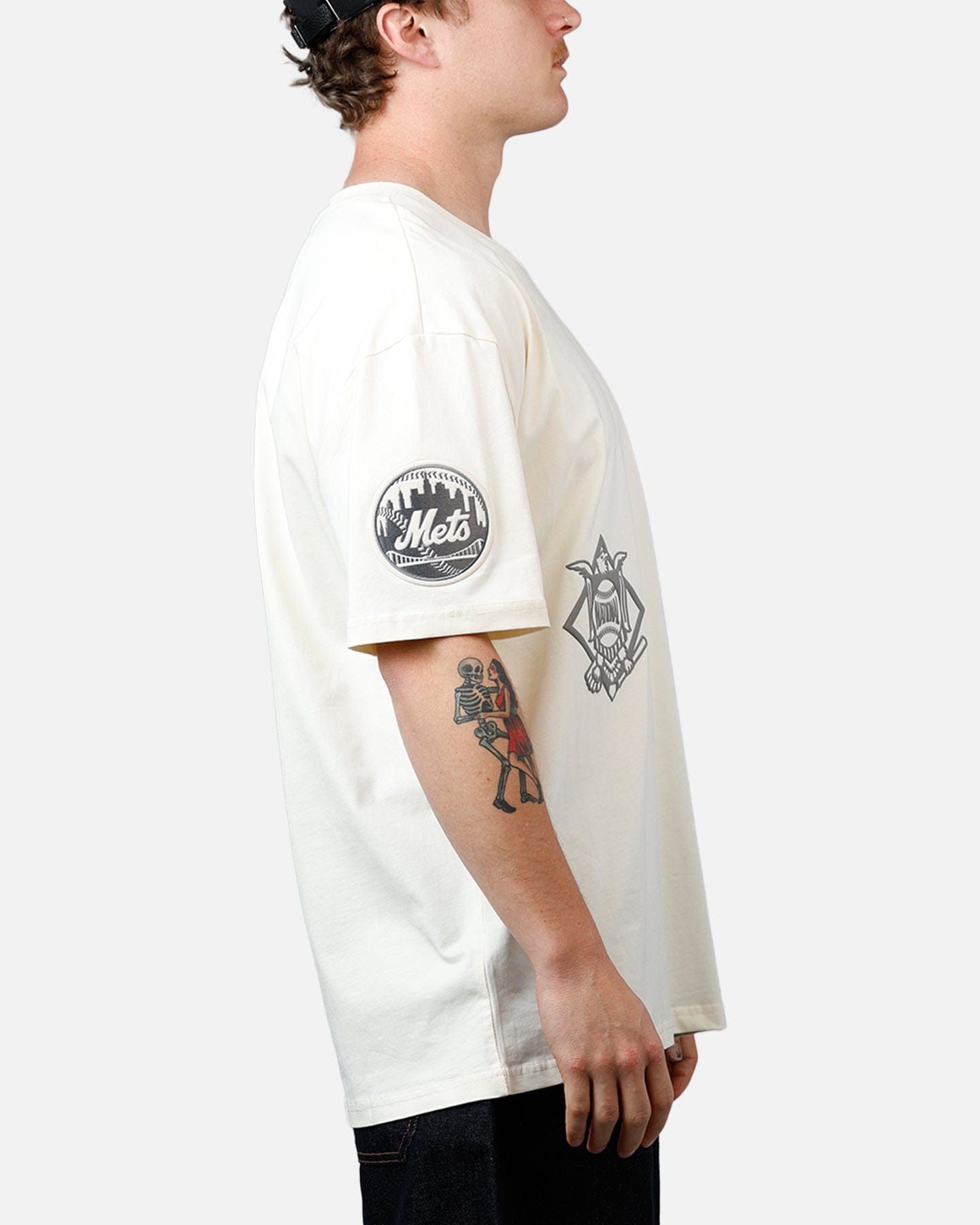 Pro Standard New York Mets Street Team T-Shirt Eggshell