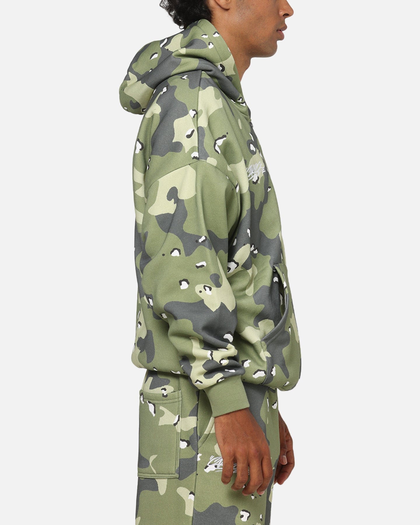 Carre Sideline Hoodie Green Camo