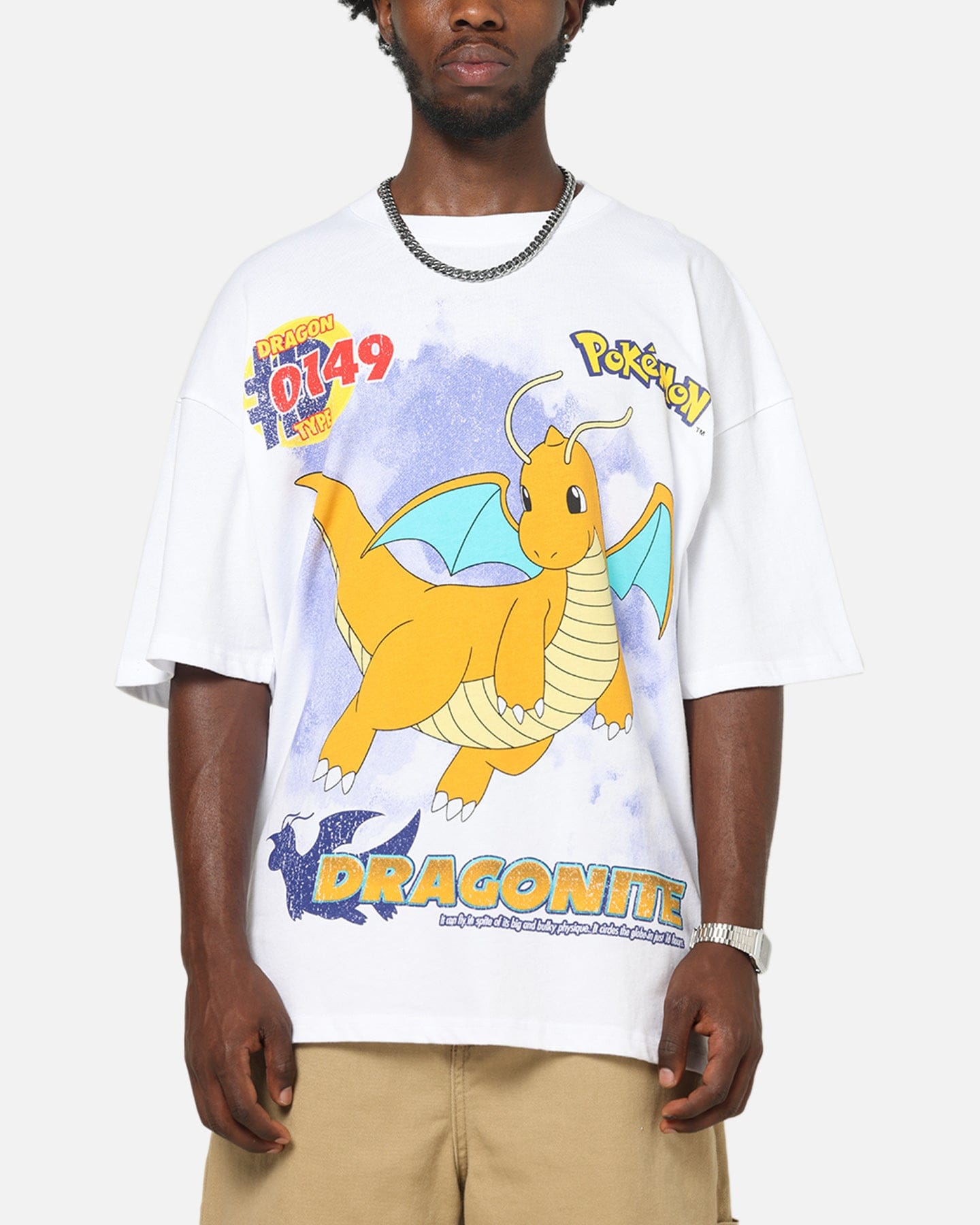 73Studio The Pokémon Collection By 73Studio Dragonite T-Shirt White