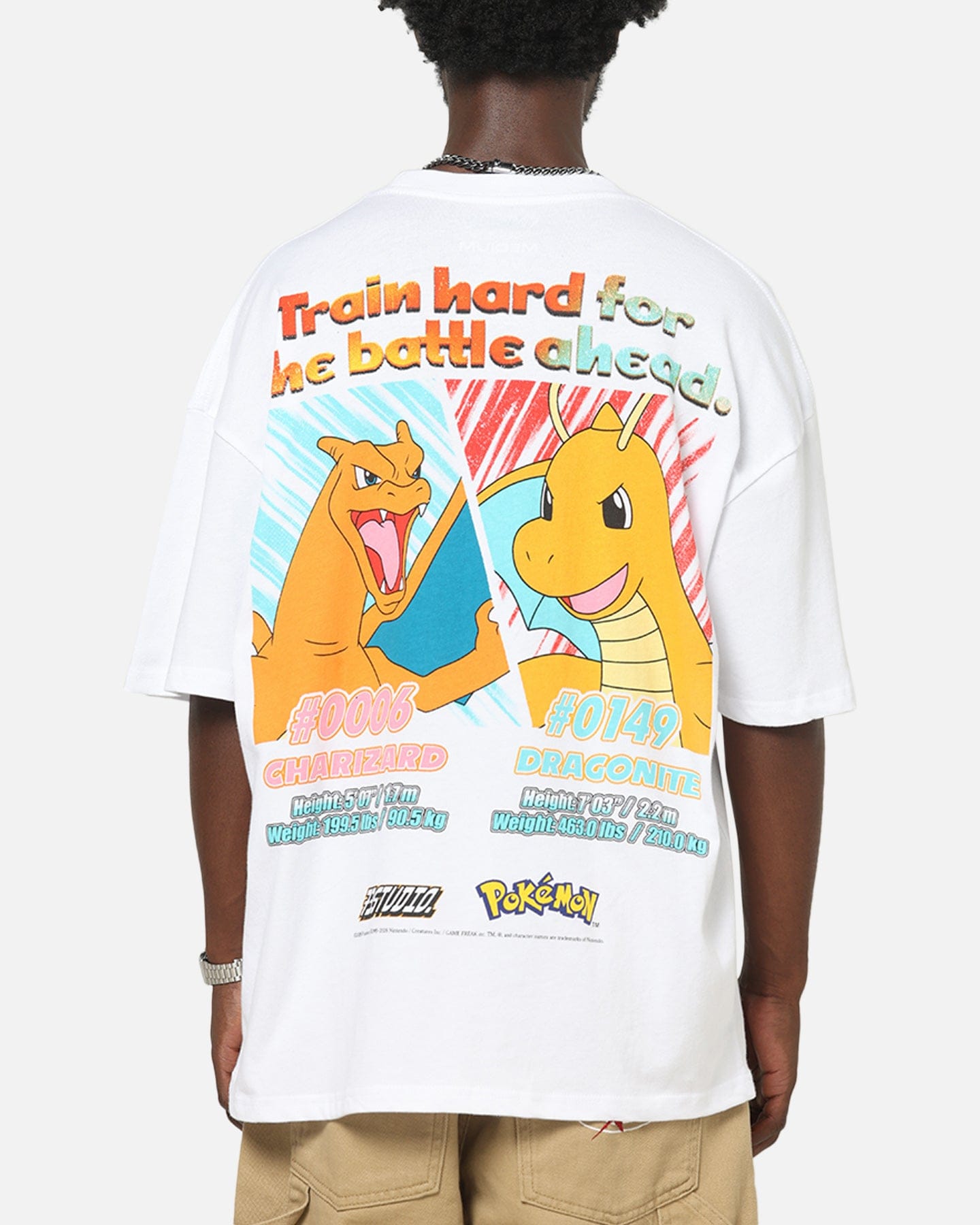 73Studio The Pokémon Collection By 73Studio Dragonite T-Shirt White