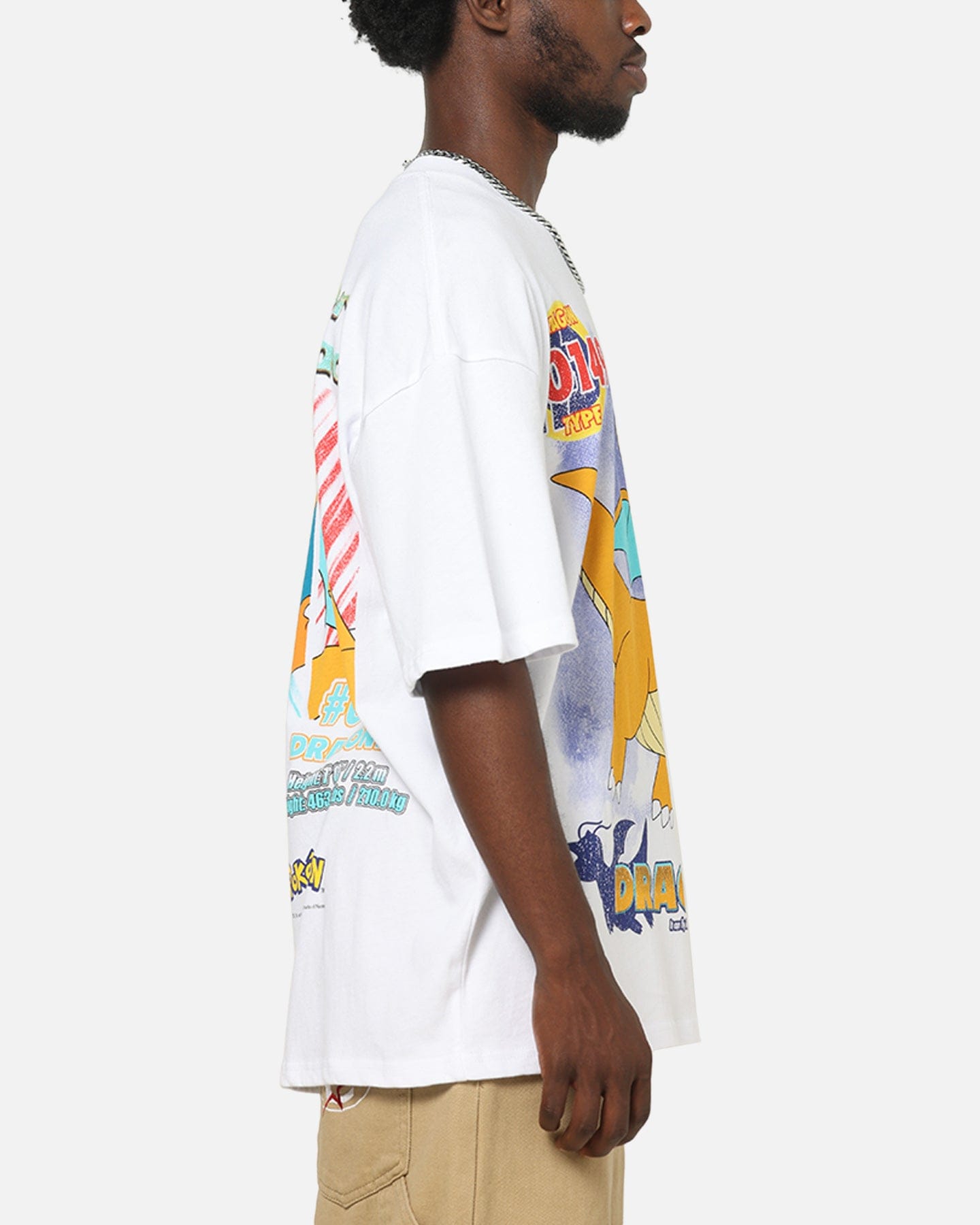 73Studio The Pokémon Collection By 73Studio Dragonite T-Shirt White