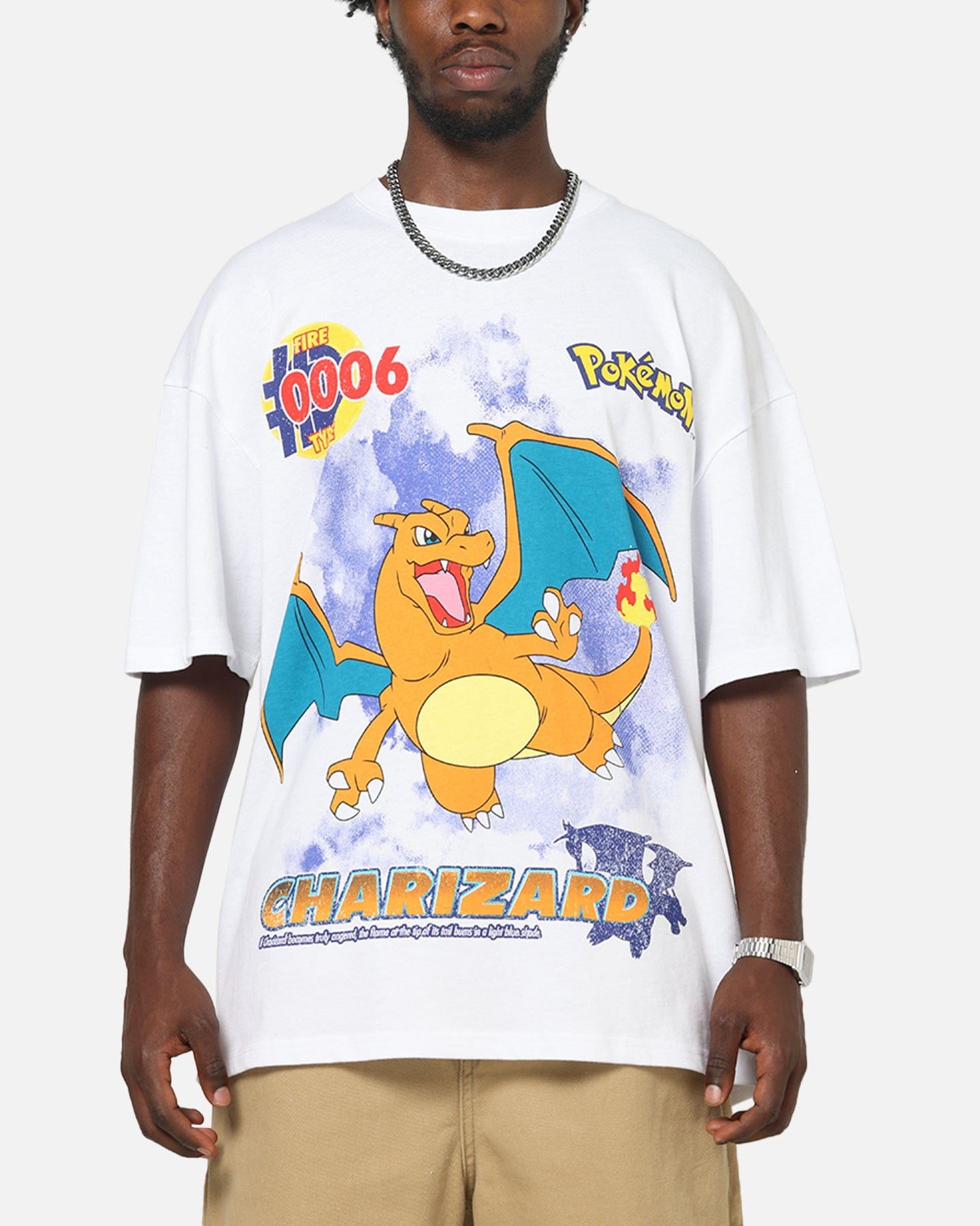 73Studio The Pokémon Collection By 73Studio Charizard T-Shirt White