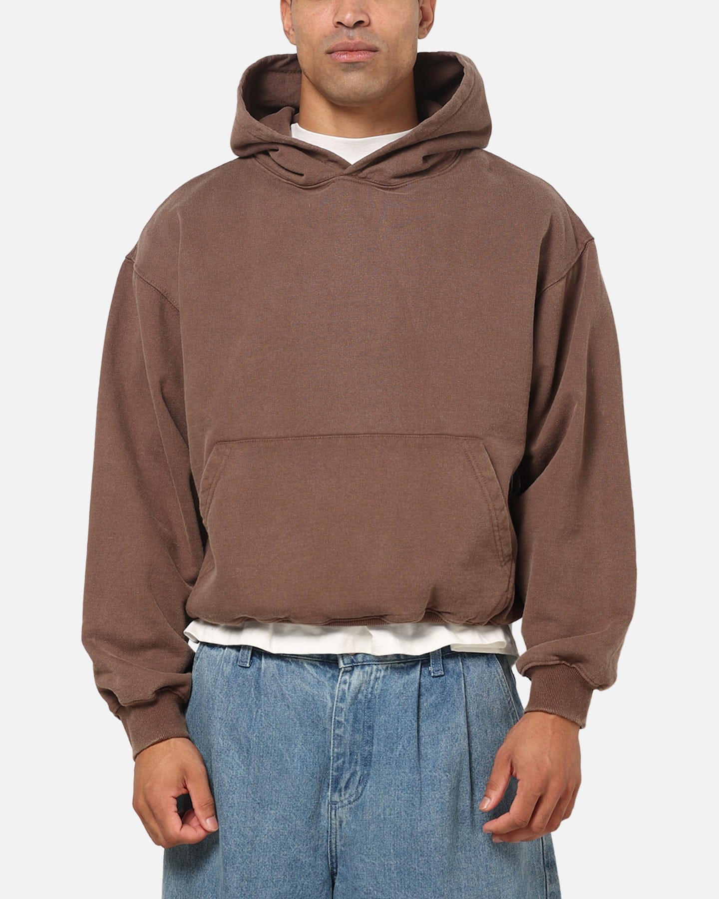 American Thrift Pullover Hoodie Washed Brown