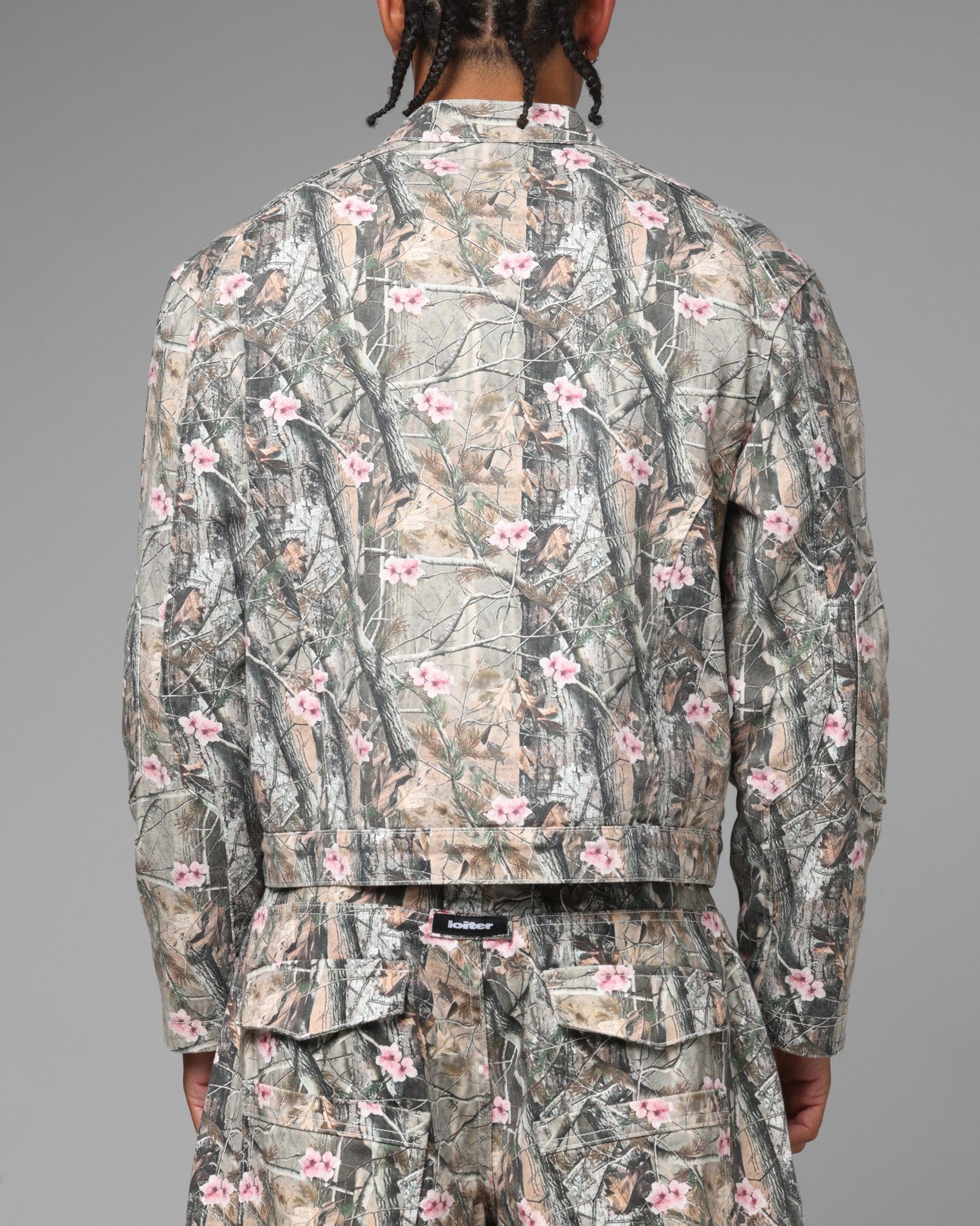 Loiter Thrasher Jacket Pink Tree Camo