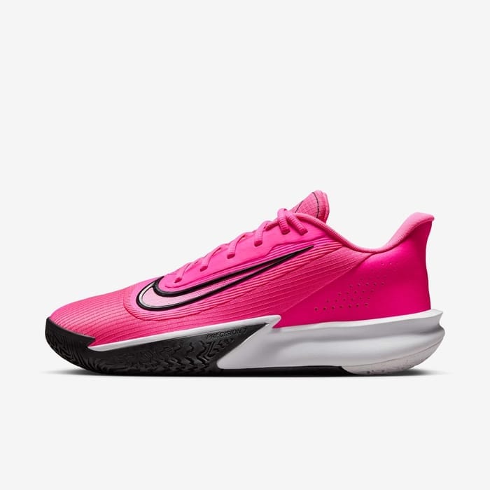 Nike Precision 7 Basketball Pink Blast/White/Black Shoe