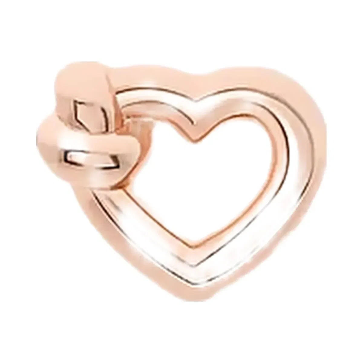 Michael Kors Knotted Heart Necklace and Earrings Gift Set Rose Gold