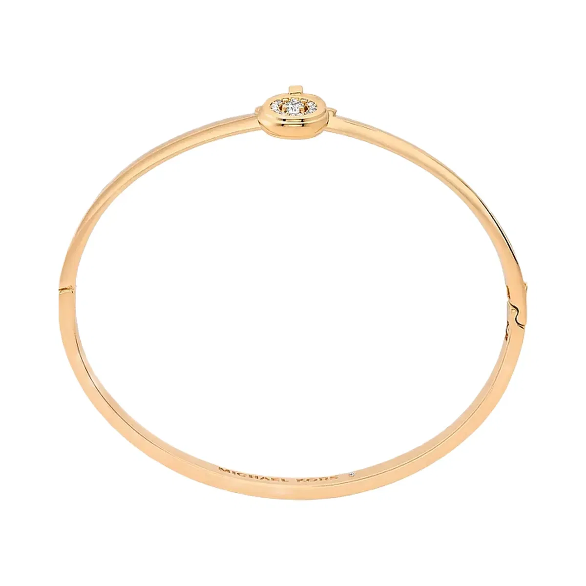 Michael Kors Pavé Lock Bangle Gold