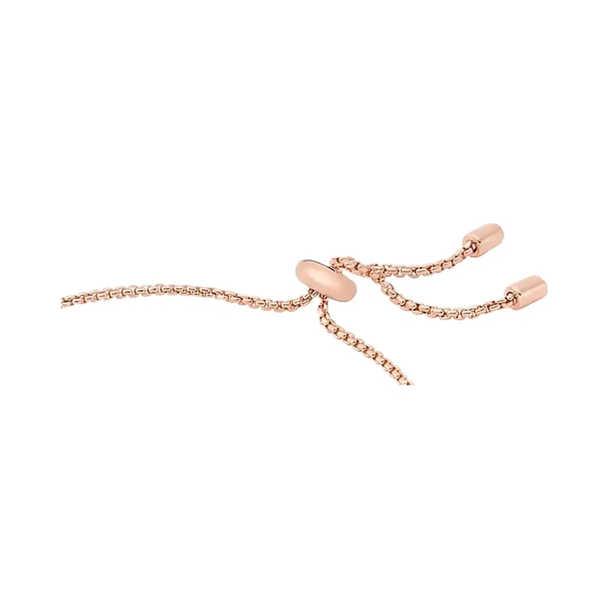 Michael Kors Pavé Halo Slider Bracelet Rose Gold