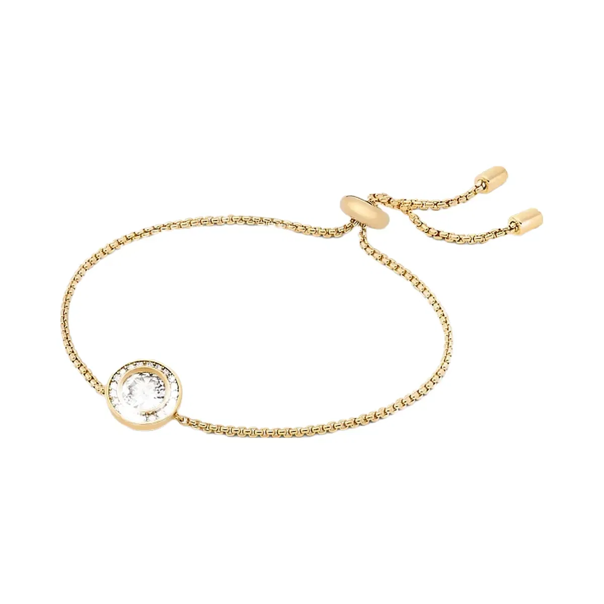 Michael Kors Pavé Halo Slider Bracelet Gold