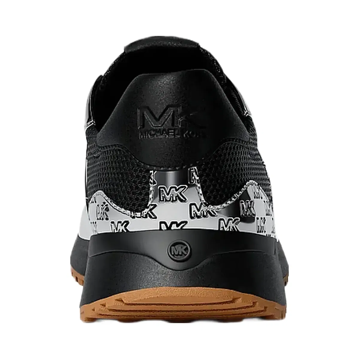 Michael Kors Dax Patent and Mesh Trainer Black