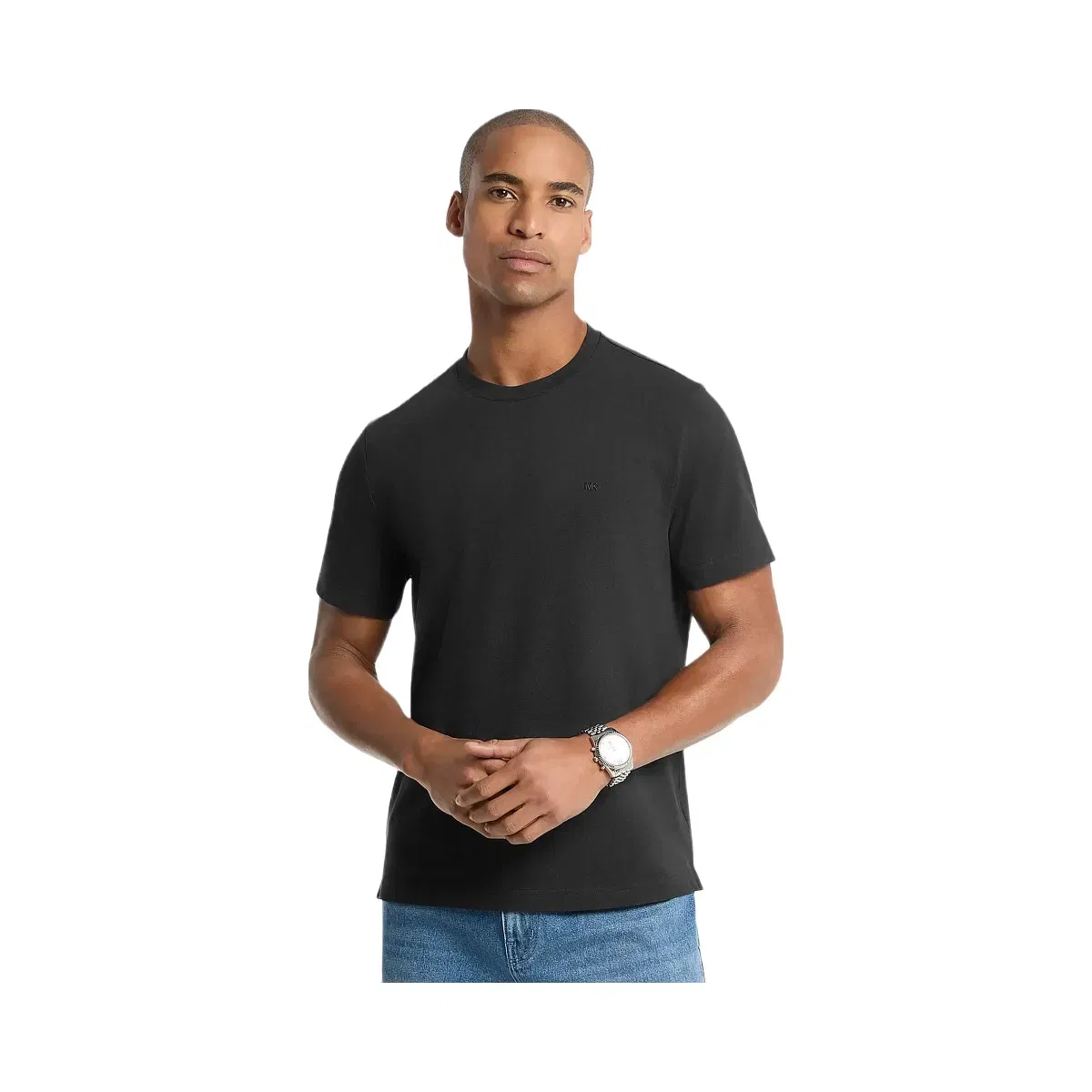 Michael Kors Cotton Piqué T-Shirt Black