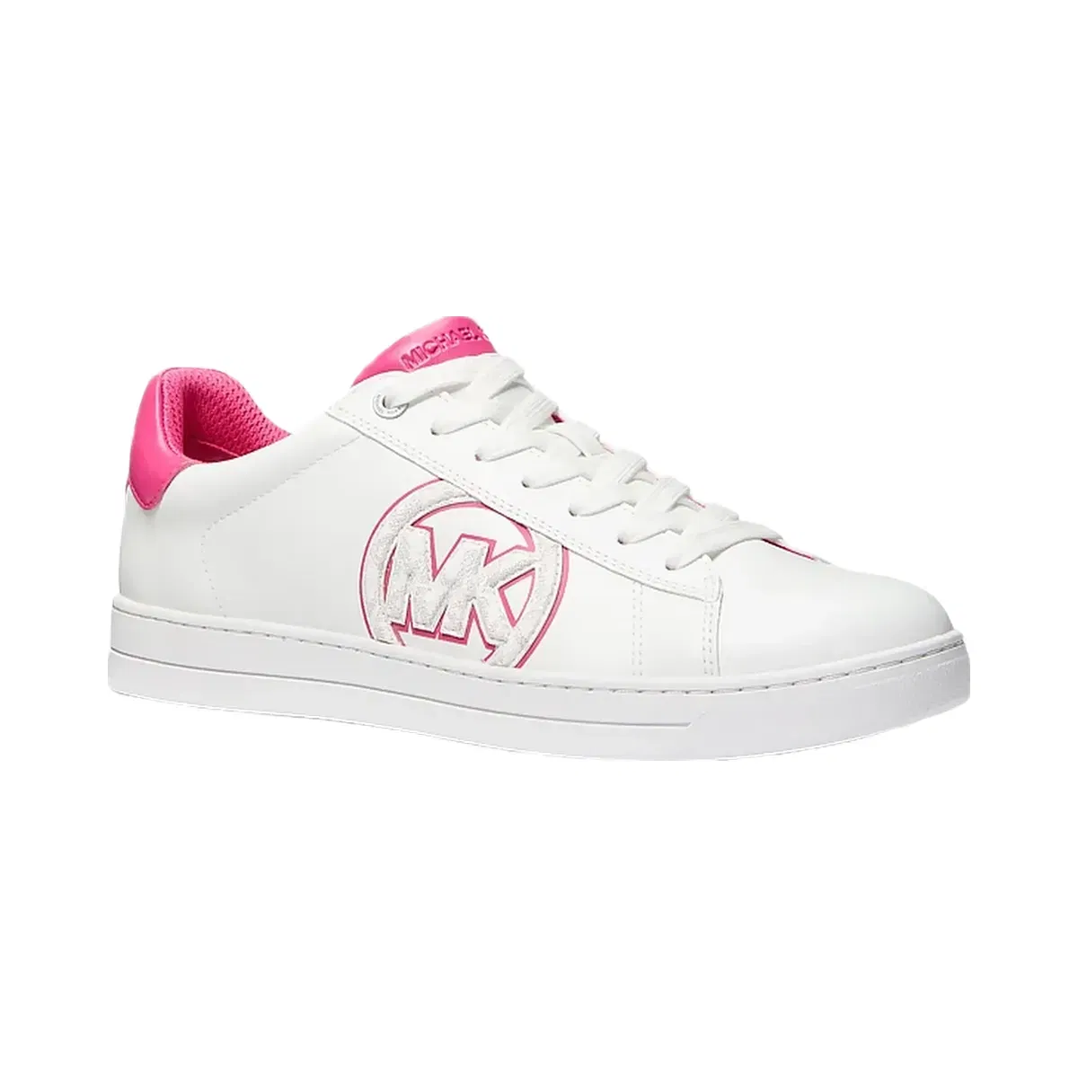 Michael Kors Jacob Logo Embellished Lace-Up Sneaker Dragonfruit