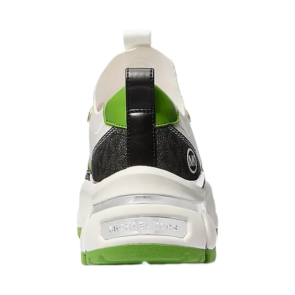 Michael Kors Darius Mixed-Media Trainer Jungle