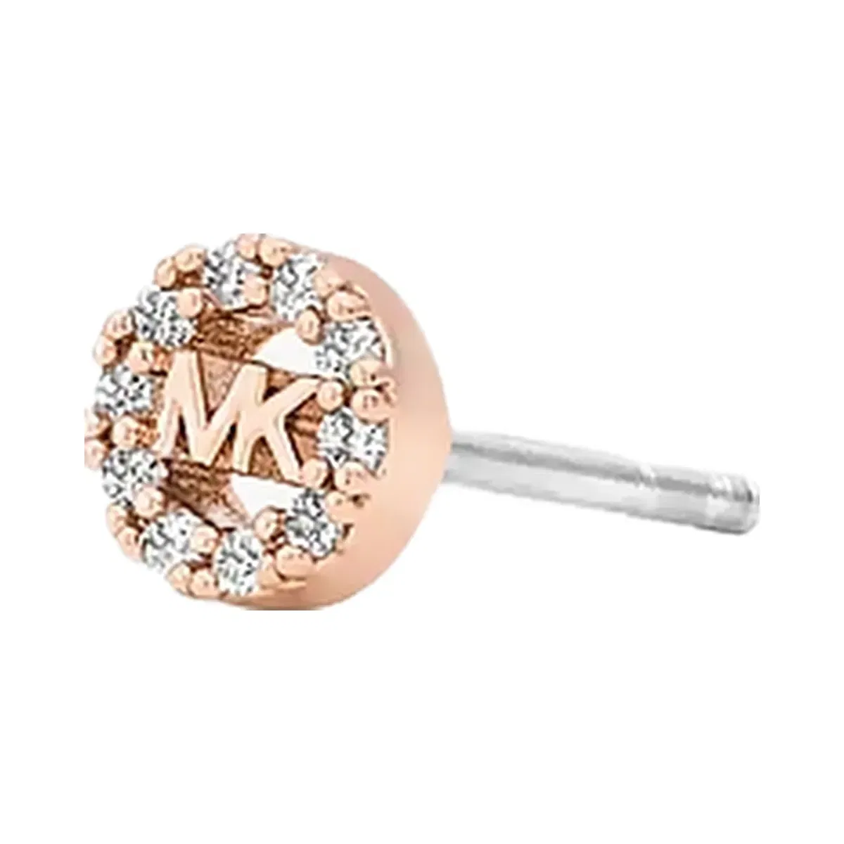 Michael Kors Pavé Logo Bangle and Stud Earrings Gift Set Rose Gold