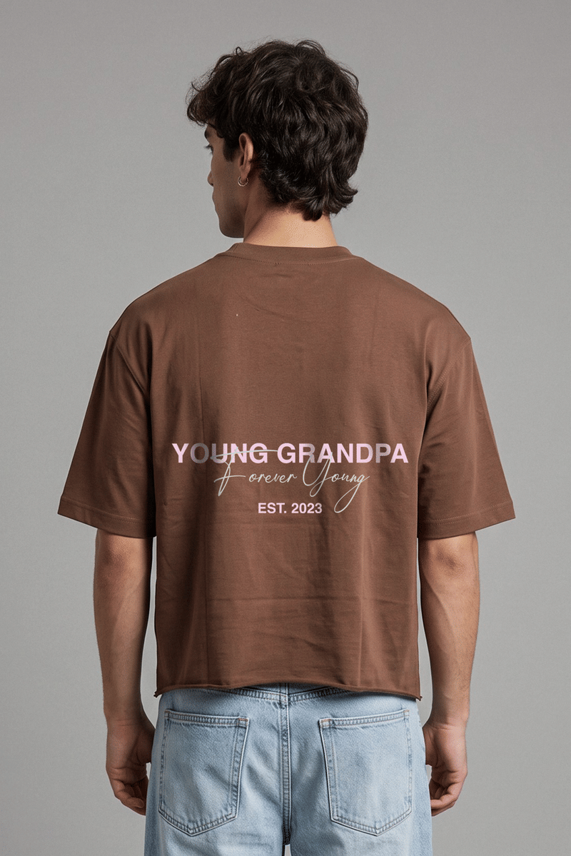 BOURBON WASH BOXY TEE
