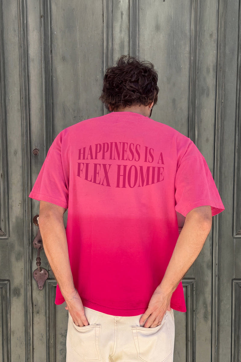 BUBBLEGUM FADE BOXY TEE