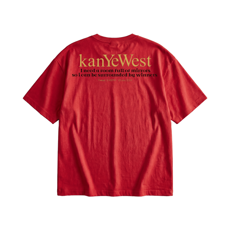 24 Songs KanYEwest Tweet Red T-shirt