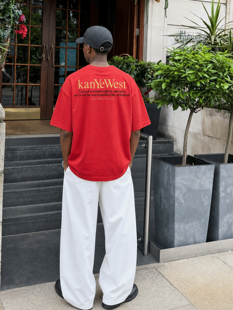 24 Songs KanYEwest Tweet Red T-shirt