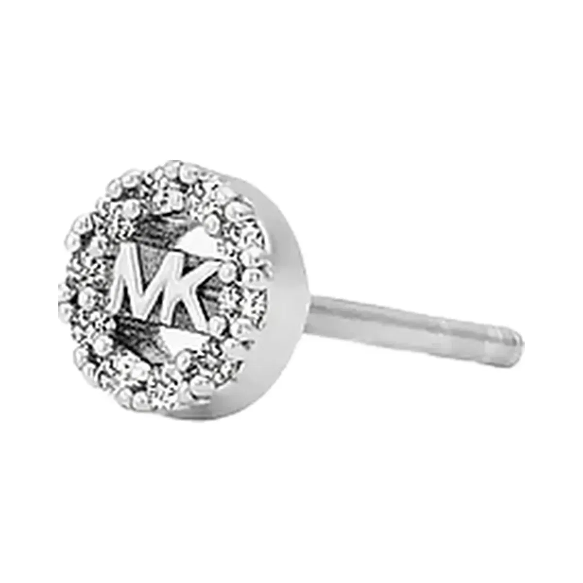 Michael Kors Pavé Logo Bangle and Stud Earrings Gift Set Silver