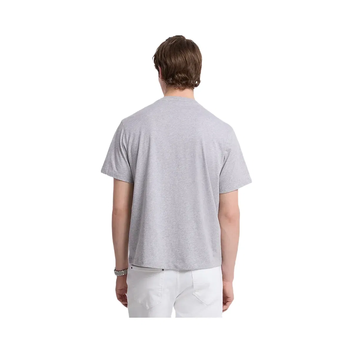 Michael Kors Logo Cotton T-Shirt Heather Grey