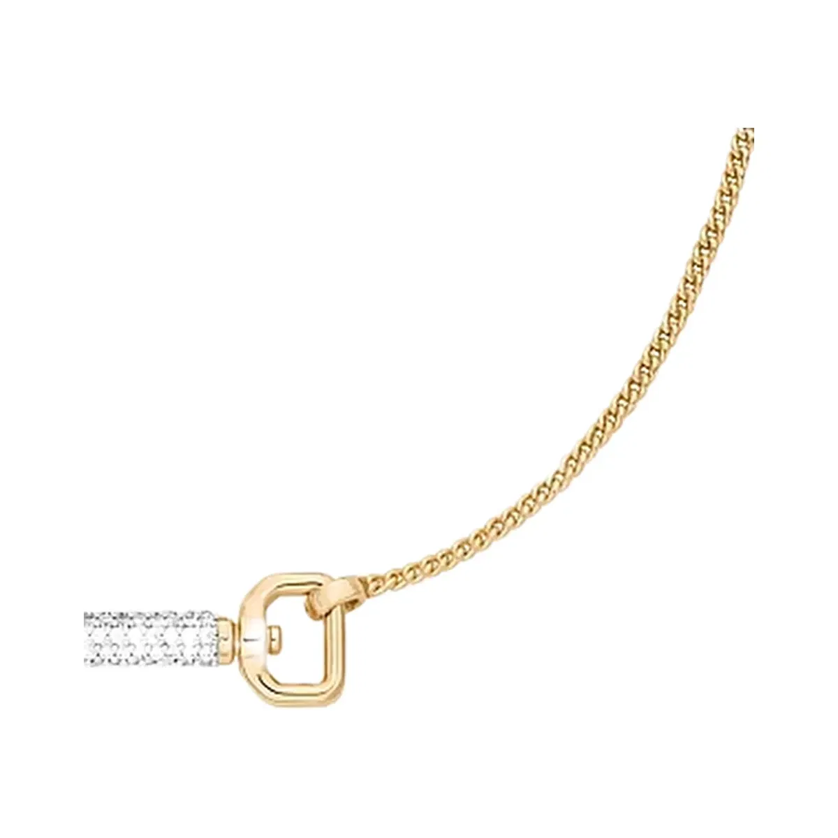 Michael Kors Pavé Horsebit Necklace Gold