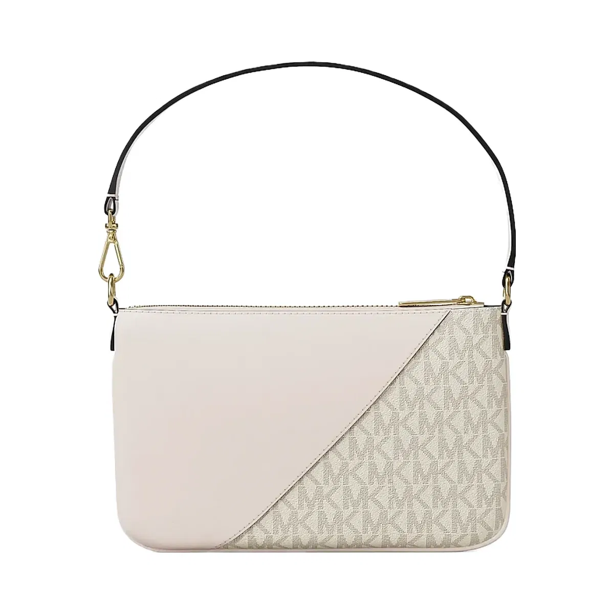 Michael Kors Jet Set Travel Small Signature Logo and Smooth Wristlet Lt Crm Multi