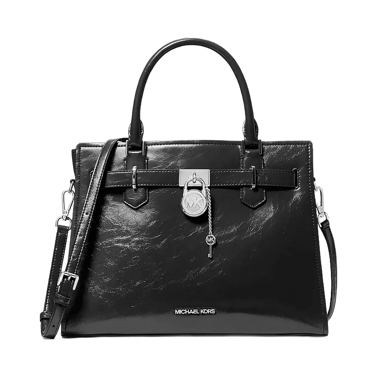 Michael Kors Hamilton Medium Satchel Black