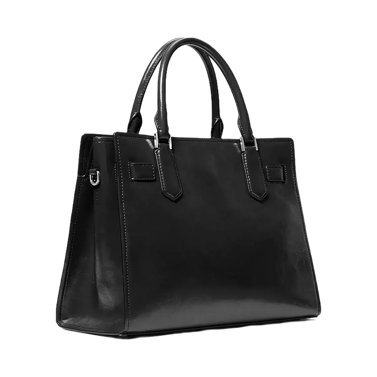 Michael Kors Hamilton Medium Satchel Black