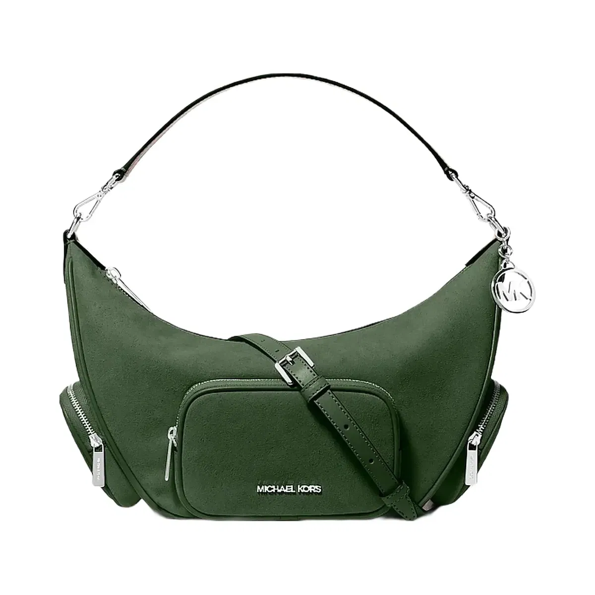 Michael Kors Merritt Medium Convertible Shoulder Bag Amazon Green