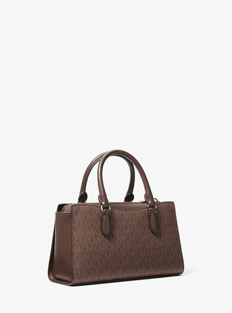 Michael Kors Arden Small Signature Logo Messenger Bag Nutmeg