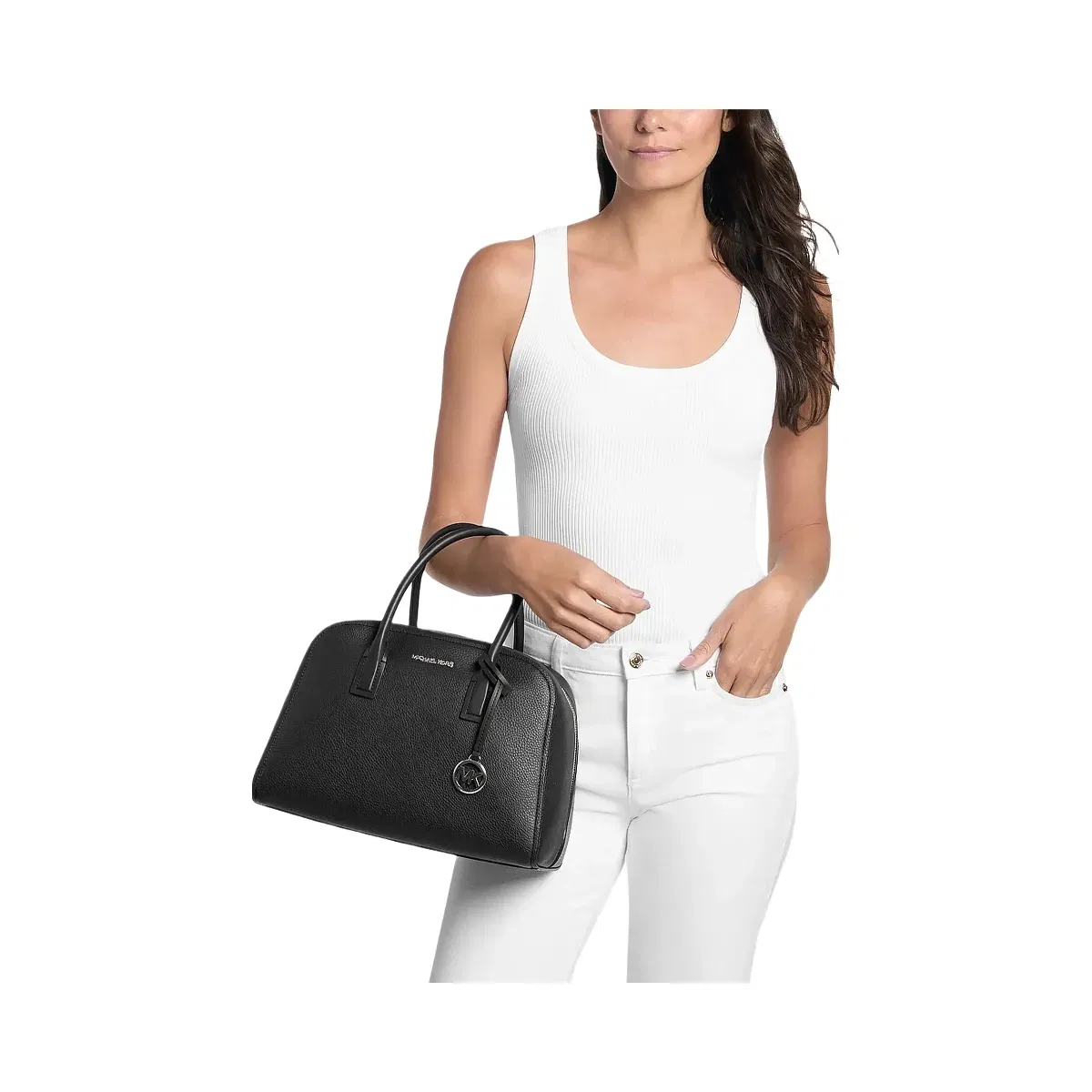 Michael Kors Ashton Medium Satchel Black