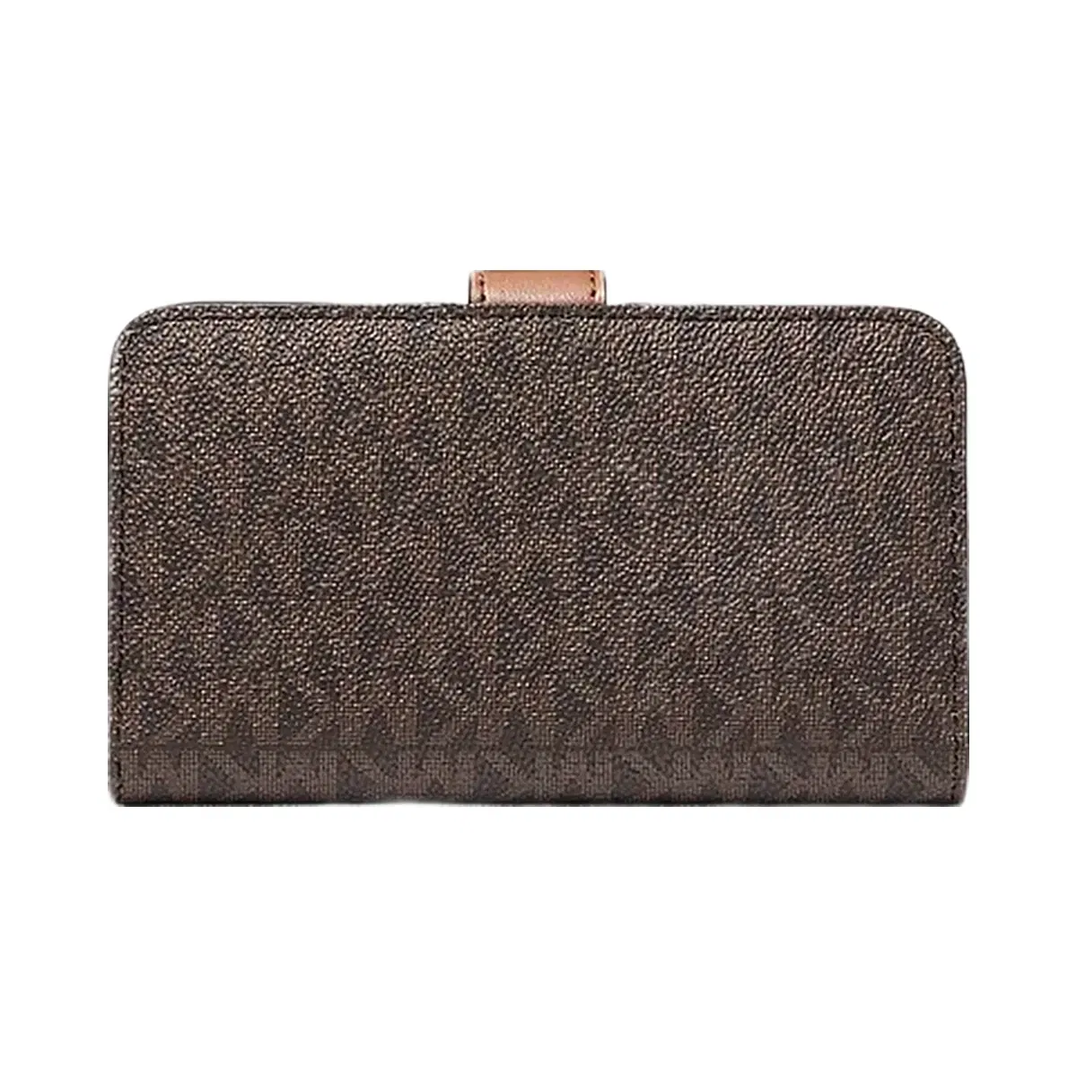 Michael Kors Jet Set Travel Medium Signature Logo Billfold Wallet Brown