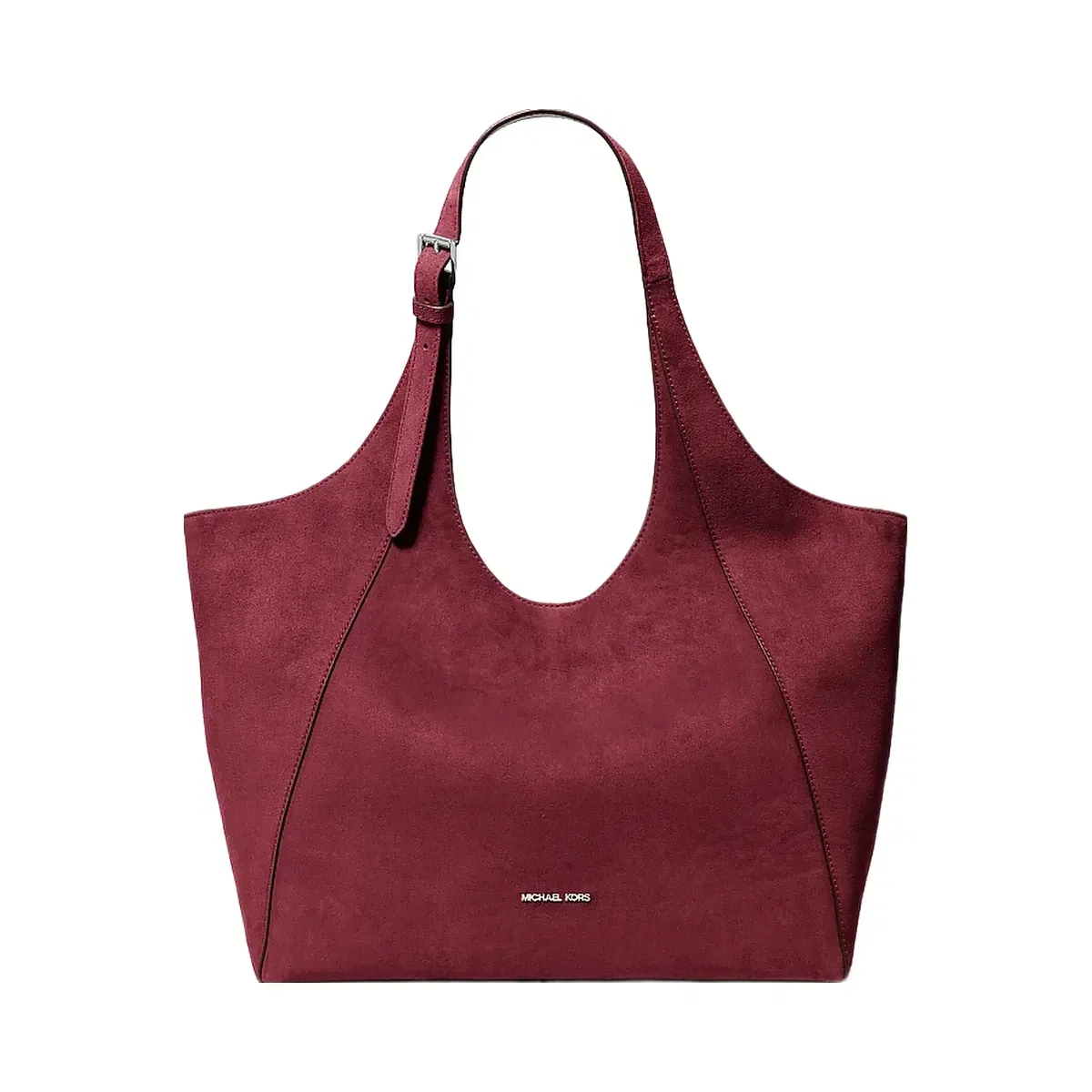 Michael Kors Bernie Large Tote Bag Maroon