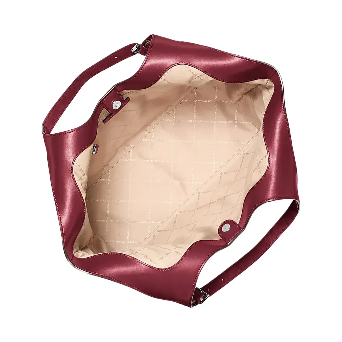 Michael Kors Bernie Large Tote Bag Maroon