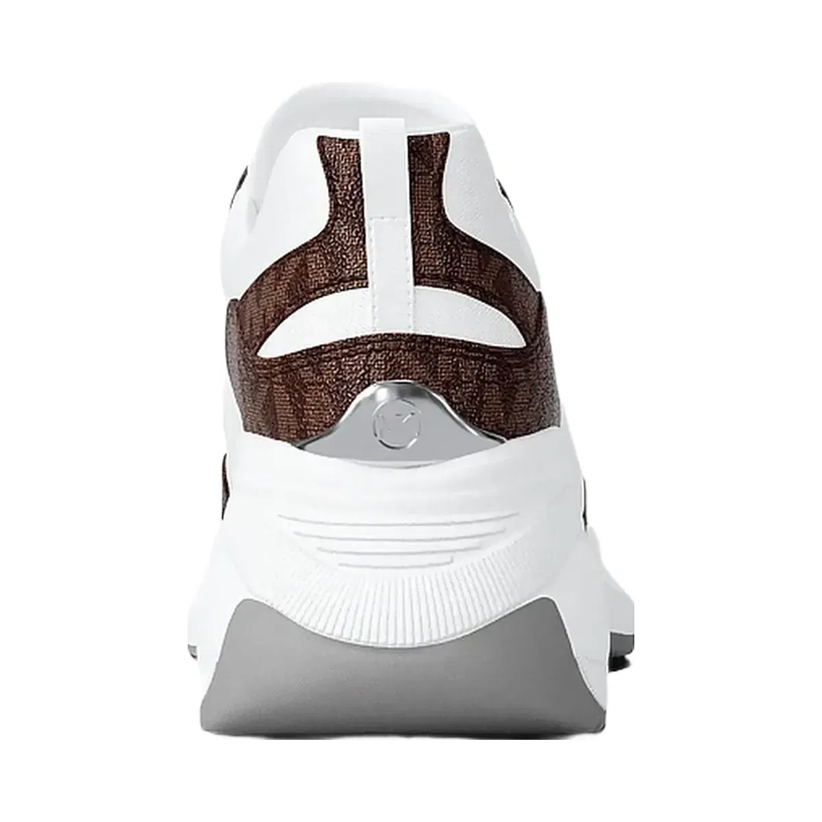 Michael Kors Kaia Signature Logo Trainer Op Wht/Brown