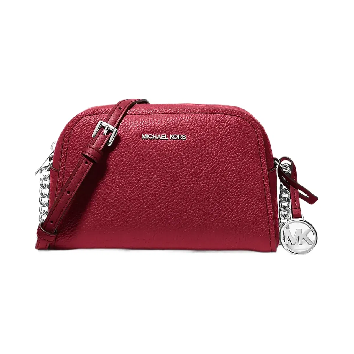 Michael Kors Ashton Extra-Small Camera Crossbody Bag Maroon