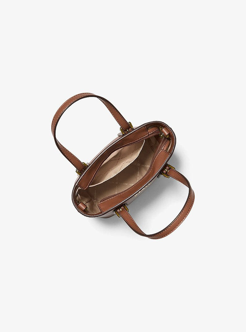 Michael Kors Voyager Extra-Small Leather Convertible Crossbody Bag Luggage