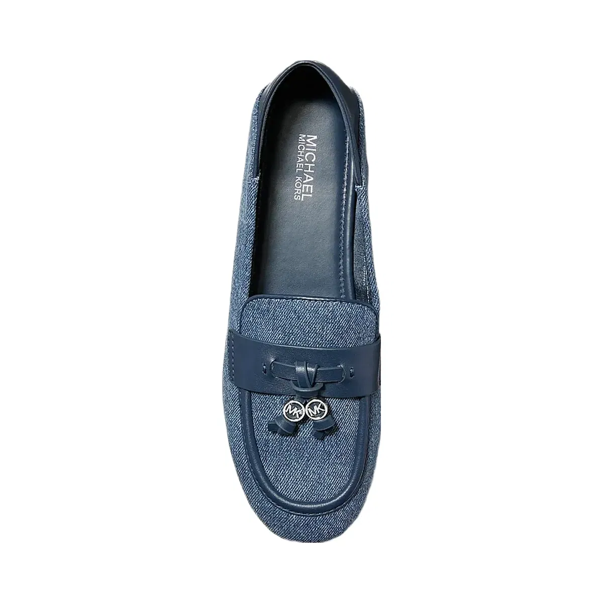 Michael Kors Zoe Denim Moccasin Dk Vt Bluwsh