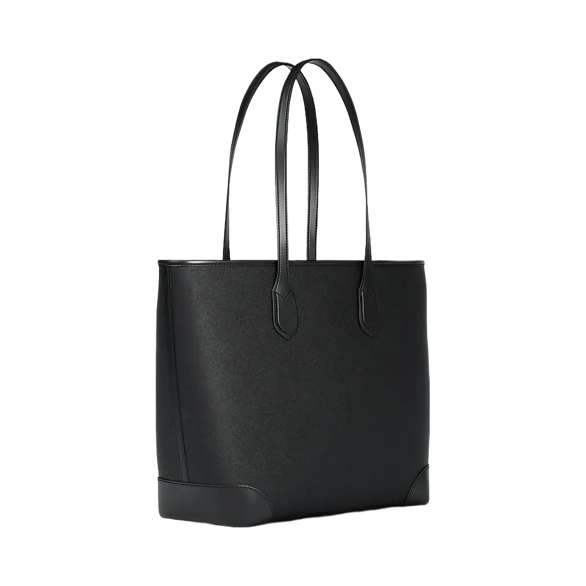 Michael Kors Eva Large Saffiano Leather Tote Bag Black